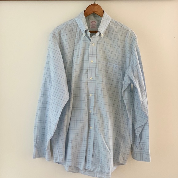 Brooks Brothers | Dress Shirt Non-Iron 15 1/2 34 - Picture 4 of 15